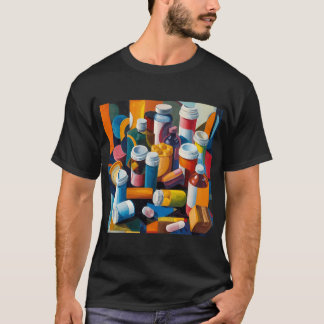 T-shirt Pots de médicaments et pilules
