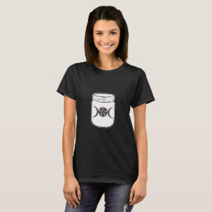 T-shirt Pots Mason Triple Déesse Lunaisons Magie Mystique