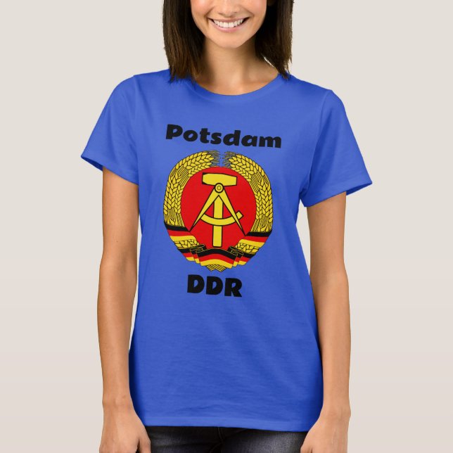 T-shirt Potsdam, Allemagne de l'Est (DDR, RDA) (Devant)