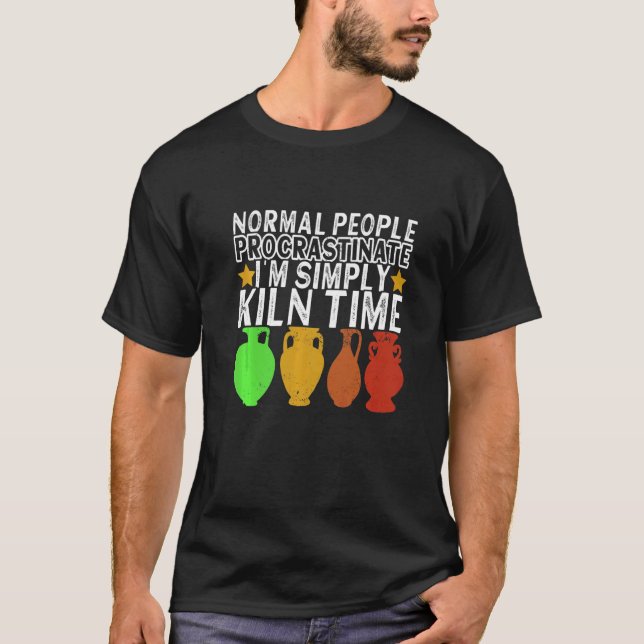 T-shirt Potter en céramique Poterie Artwork Poterie 2 (Devant)
