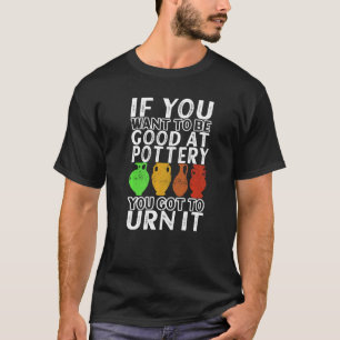 T-shirt Potter en terre céramique Poterie d'artisanat Pote