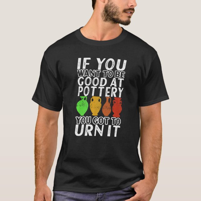 T-shirt Potter en terre céramique Poterie d'artisanat Pote (Devant)