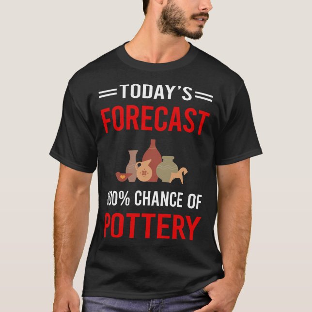 T-shirt Potter Potter Prévision aujourd'hui (Devant)