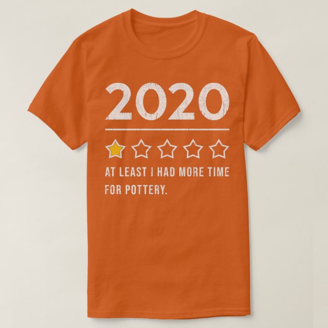 T-shirt Pottery 2020 Potter Cadeau (Design devant)