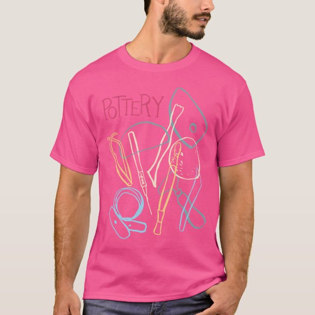 T-shirt Pottery Tools (Devant)