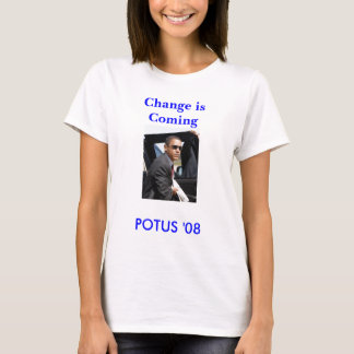 T-shirt POTUS '08, changement vient