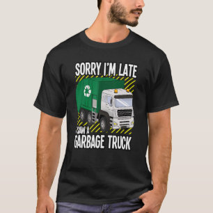 T-shirt Poubelle Souriante Camion Vaisselle Conservoirs Re
