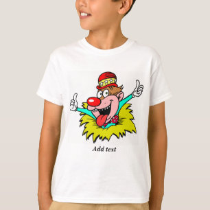T-shirt Pouce vers le haut, amusant MODÈLE clown,