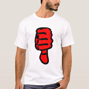 T-shirt Pouces rouges vers le bas