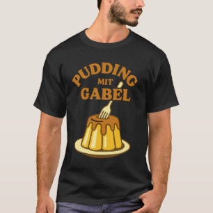 T-shirt Pouding avec fourchette design amusant