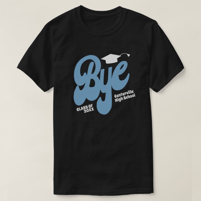 T-shirt Poudre Bye Cap supérieur (Design devant)