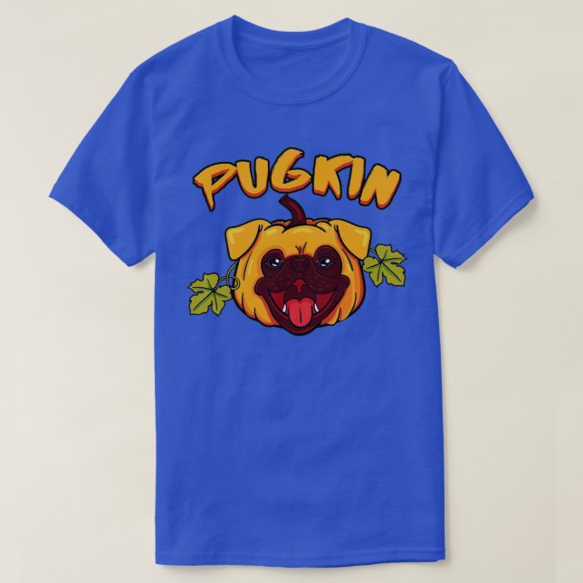 T-shirt Pougkin Halloween Trick Ou Traiter Carlin Citrouil (Design devant)