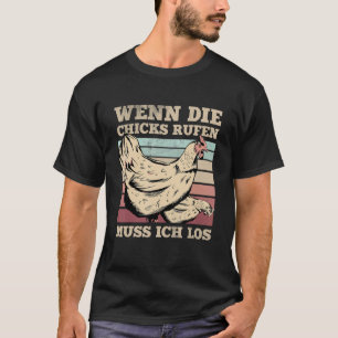 T-shirt Poulailler de l'éleveur de poulets Citation drôle
