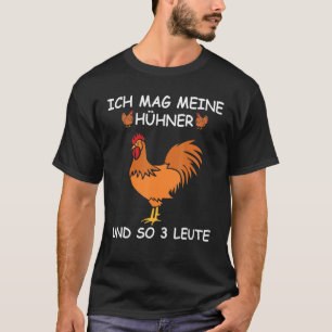 T-shirt Poulailler Ferme de poulets Citation J'aime mes po
