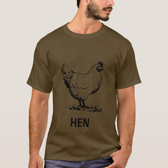 T-SHIRT POULE (Devant)
