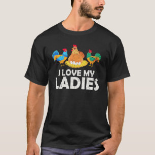 T-shirt Poule Animaux de la ferme  Fermier Volailles Oisea