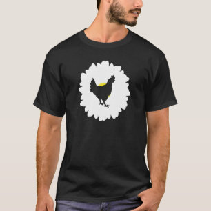 T-shirt Poule cool Daisy Fleur Floral de printemps Été chi