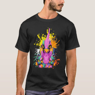 T-shirt Poule Couleur Éclabousse Vêtements Éleveur de Vola