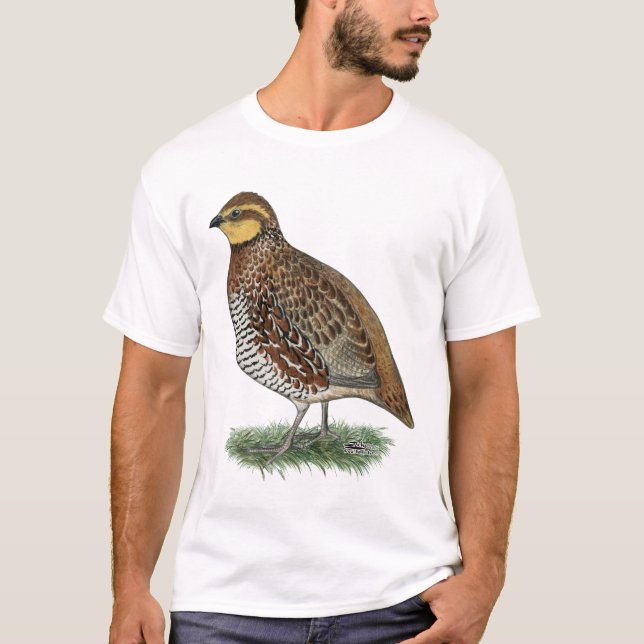 T-shirt Poule de cailles (Devant)
