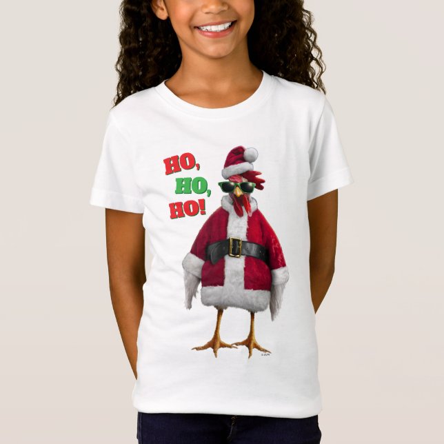 T-Shirt Poule de Noël (Devant)