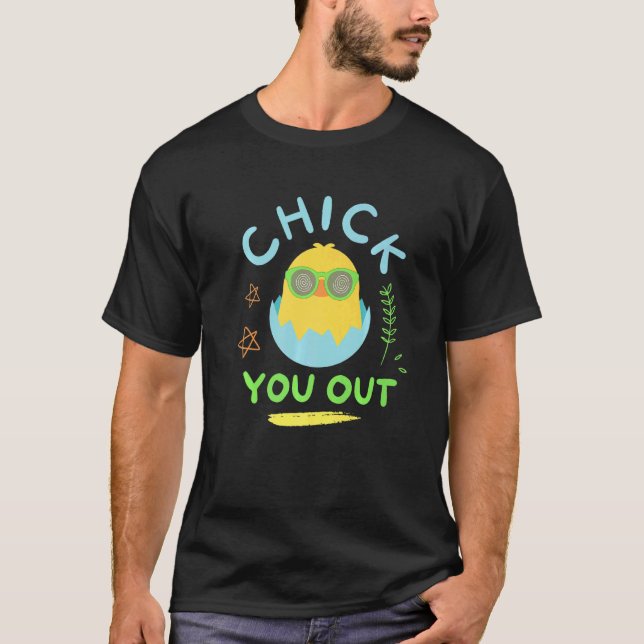 T-shirt Poule de Pâques Joyeuses Pâques (Devant)