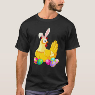 T-shirt Poule de Pâques Poussin de Pâques Fermier de Pâque