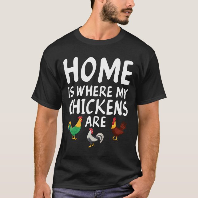 T-shirt poule de poulet sa (Devant)