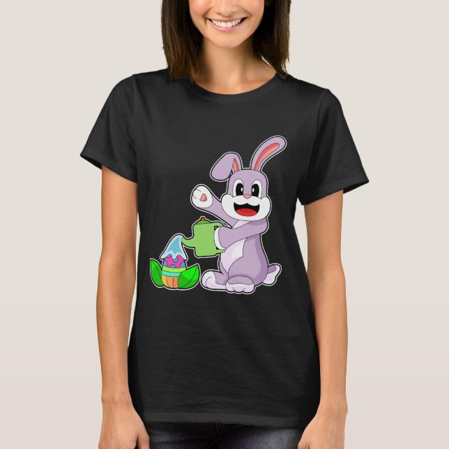 T-shirt Poule d'eau de Pâques de lapin (Devant)