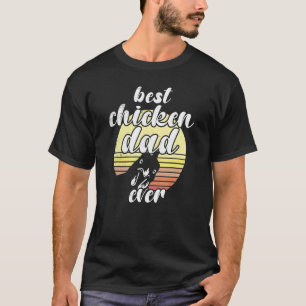 T-shirt Poule effrontée Rétro Coucher de soleil Meilleur p