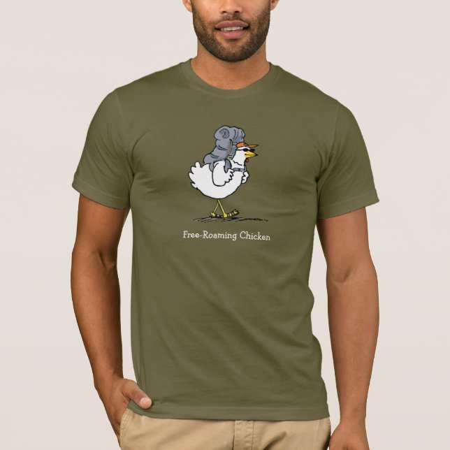 T-shirt Poule en liberté (Devant)