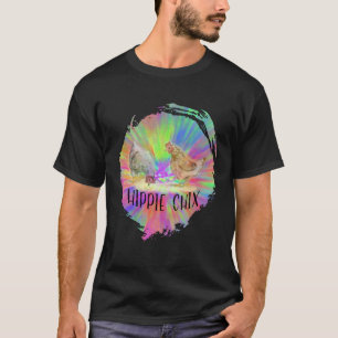 T-shirt Poule Hippie Chix Style Tie Dye