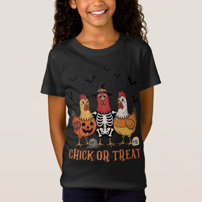 T-Shirt Poule ou Friandise (Devant)