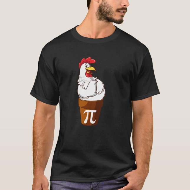 T-shirt Poule Pot Pi Drôle Pi Journee Poule Pot Pi (Devant)