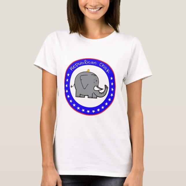 T-shirt poule républicaine (Devant)