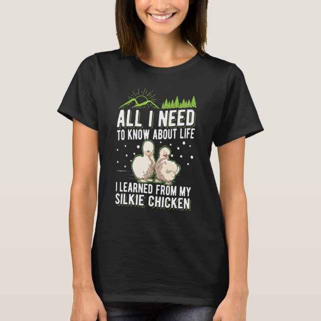 T-shirt Poule soie (Devant)