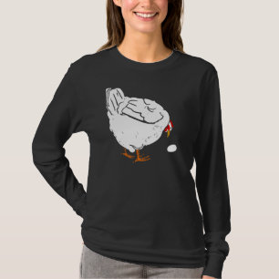 T-shirt Poule victorienne et oeuf de poulet de gravure sur