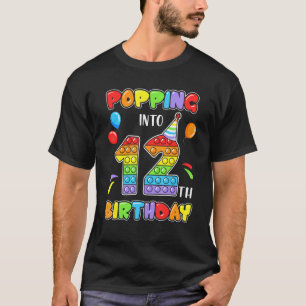 T-shirt Pouler Dans 12ème Anniversaire Pop It 12 Ans