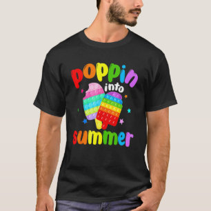 T-shirt Pouler Dans La Dernière Journée D'Été De L'École P