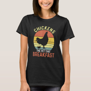 T-shirt Poules Les Animaux De Compagnie Qui Font Caca Au P