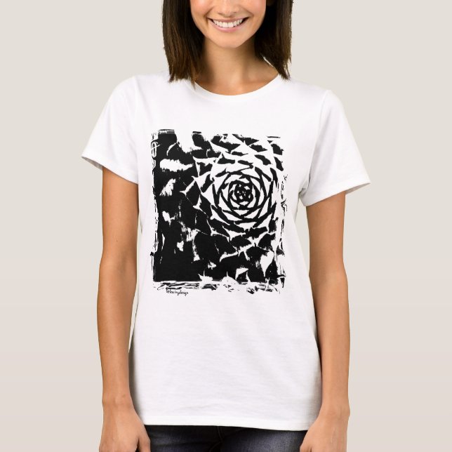 T-shirt Poules punks et poussins (Devant)