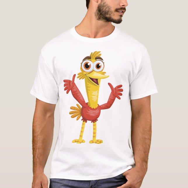 T-shirt poulet (Devant)