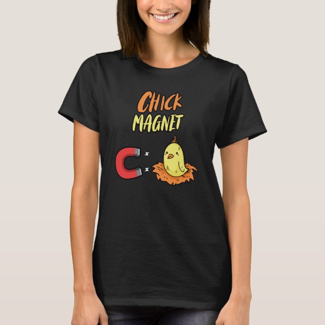 T-shirt Poulet aimant poulet Chcik (Devant)