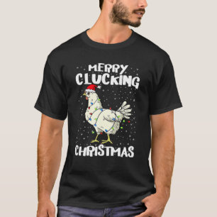 T-shirt Poulet animal Père Noël illuminent le pyjama de No