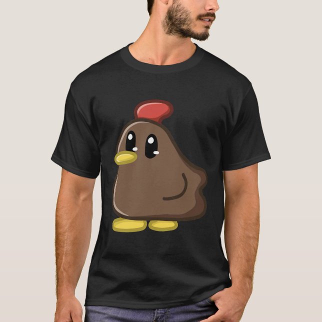 T-shirt Poulet Brown de la vallée de Stardew (Devant)