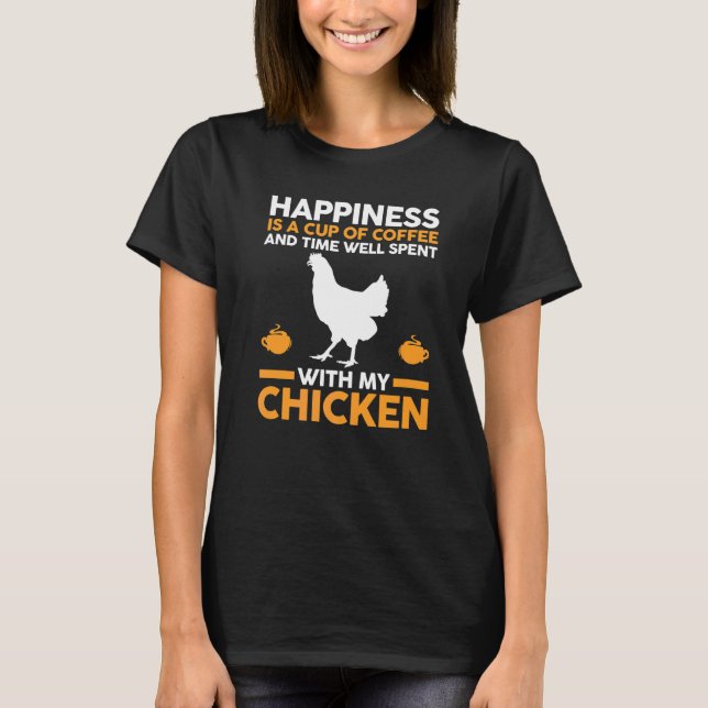 T-shirt Poulet Café (Devant)