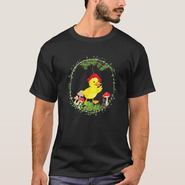 T-shirt Poulet Champignon Naturcore Farmcore (Devant)