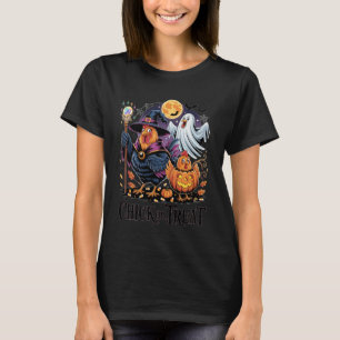 T-shirt Poulet Chick Or Treat Drôle de Costume d'Halloween