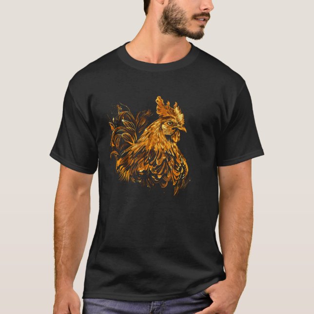 T-shirt Poulet Cool (Devant)