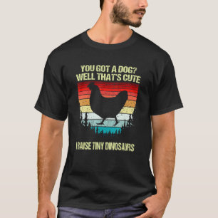 T-shirt Poulet Cool Pour Agriculteur Je Élève De Minuscule
