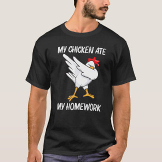 T-shirt Poulet Cool Pour Enfants Garçons Dabant Volailles